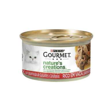 Gourmet Nature's Creations Mini Filetes de Vaca em lata para gatos
